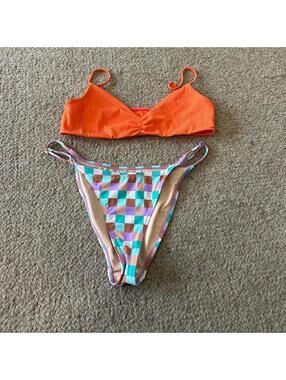 PacSun Women's Multi and Orange Bikinis-and-tankini-set